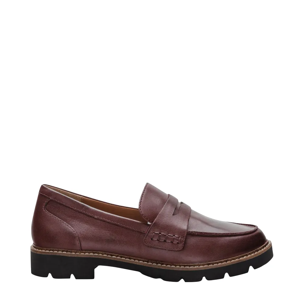 Aetrex Women's Collette Leather Loafer (Burgundy)