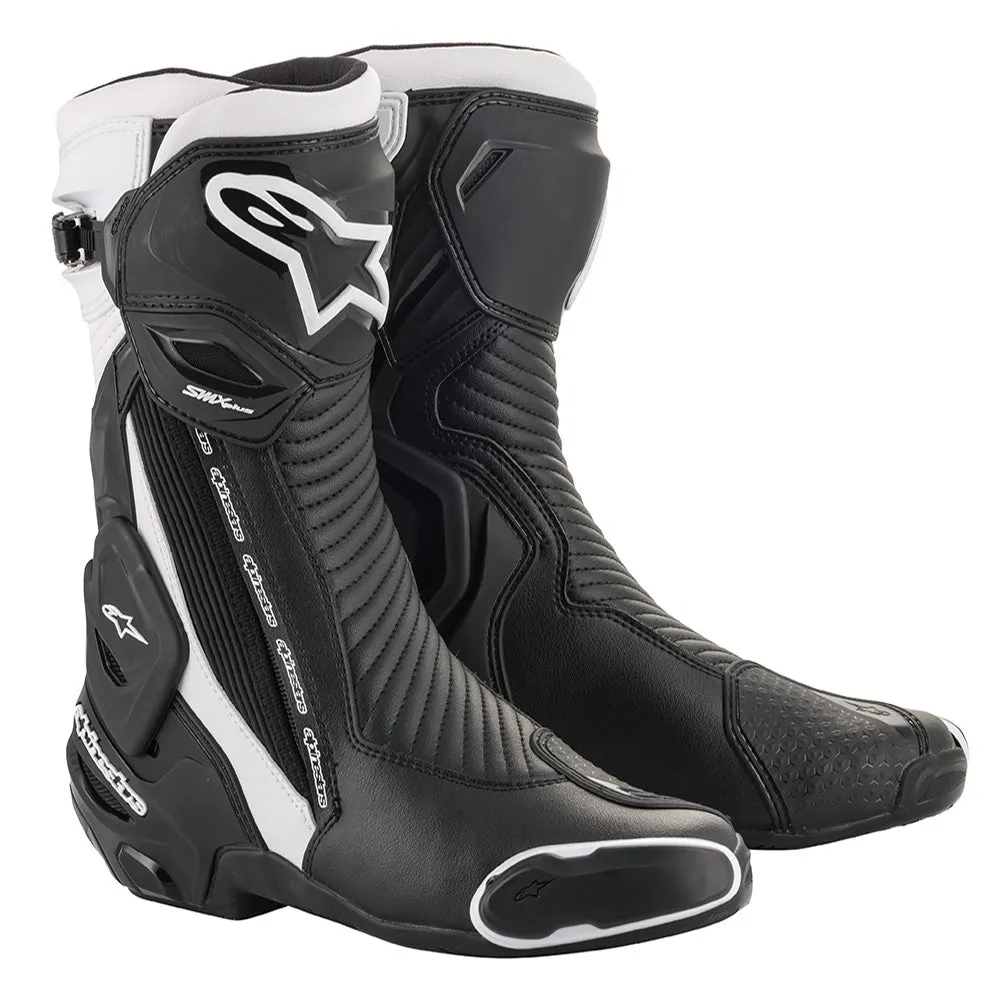 Alpinestars SMX Plus v2  Motorcycle Racing Boots Black White