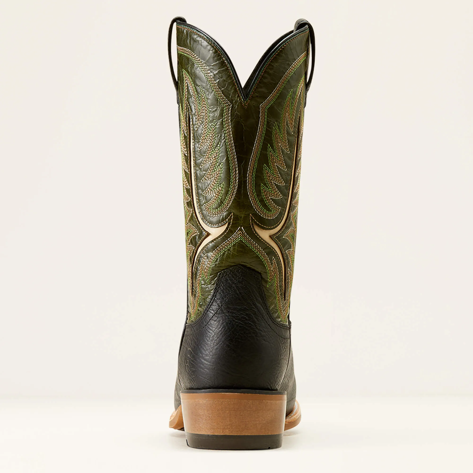 Ariat Men's Stadtler Western Boot in Black /Neon Lime