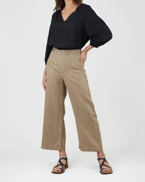 Barossa Linen Pant - Flaxen