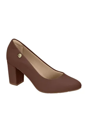 BEIRA RIO PUMPS WITH BLOCK HEEL