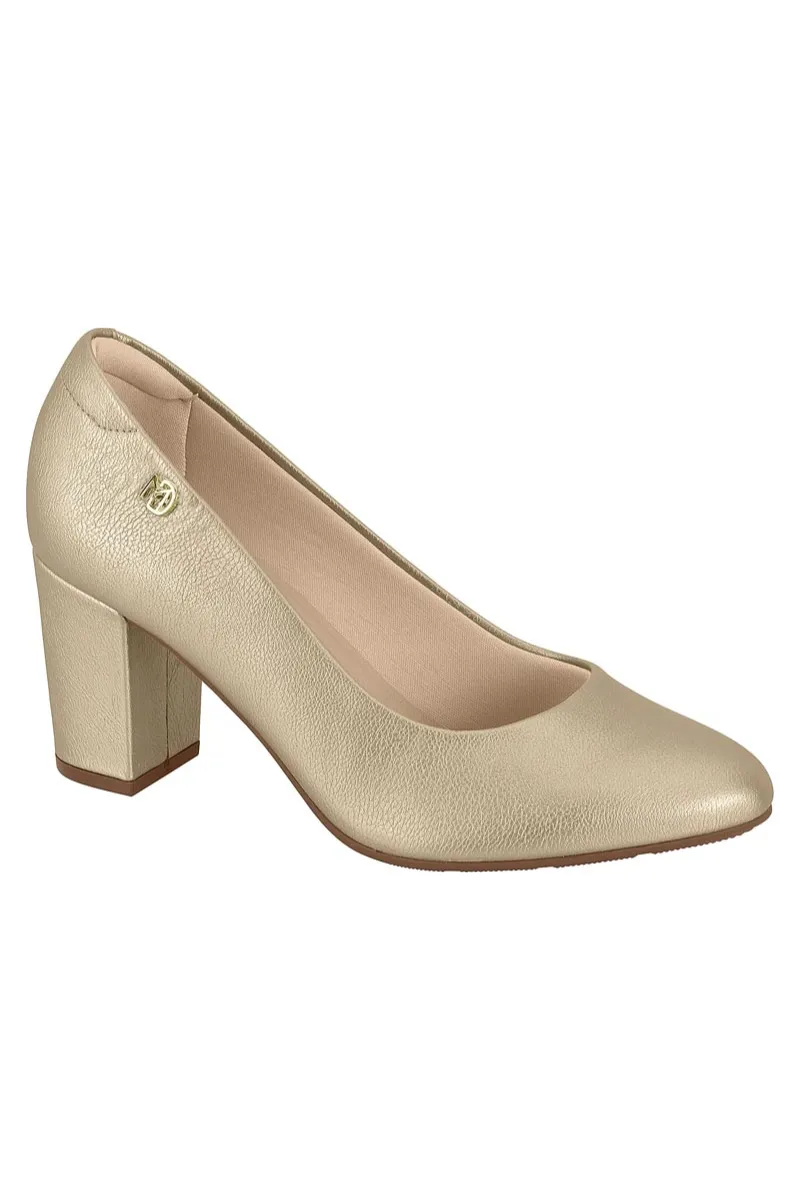 BEIRA RIO PUMPS WITH BLOCK HEEL