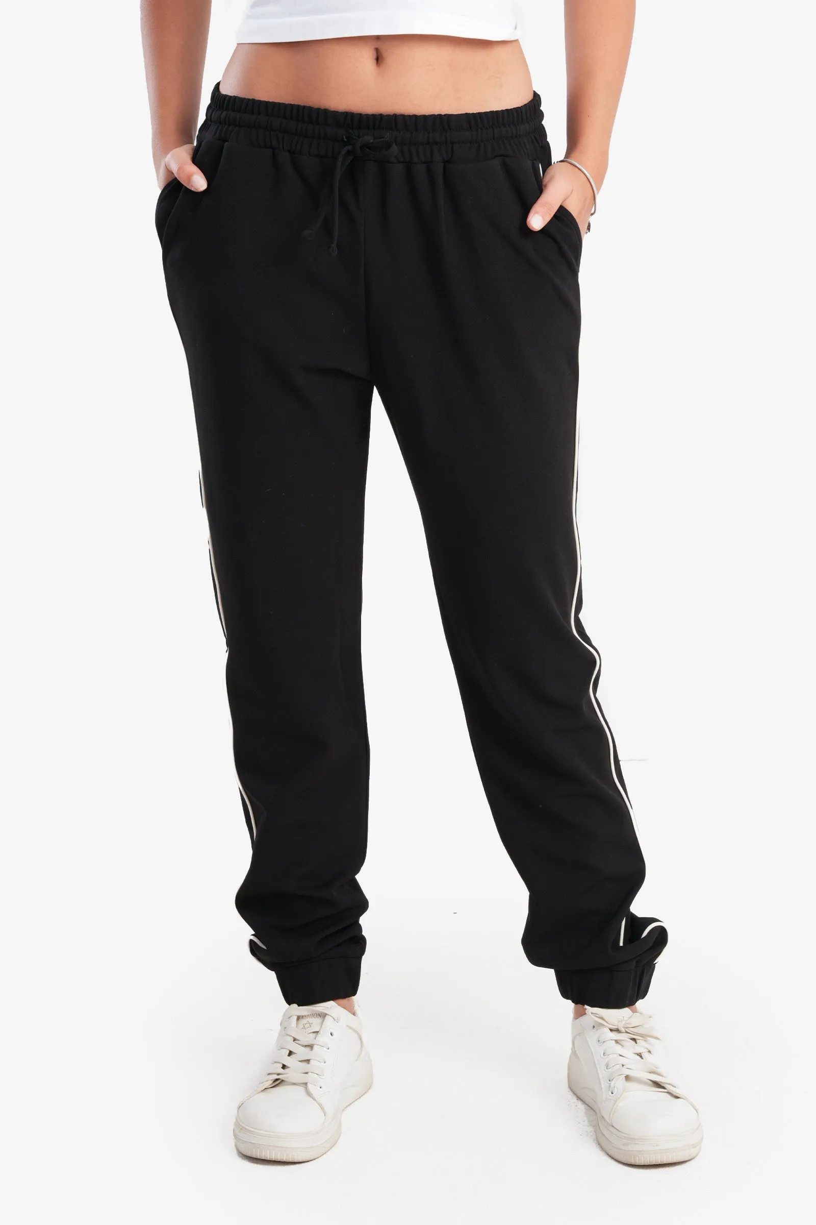 Black Microfiber Lounge Pants