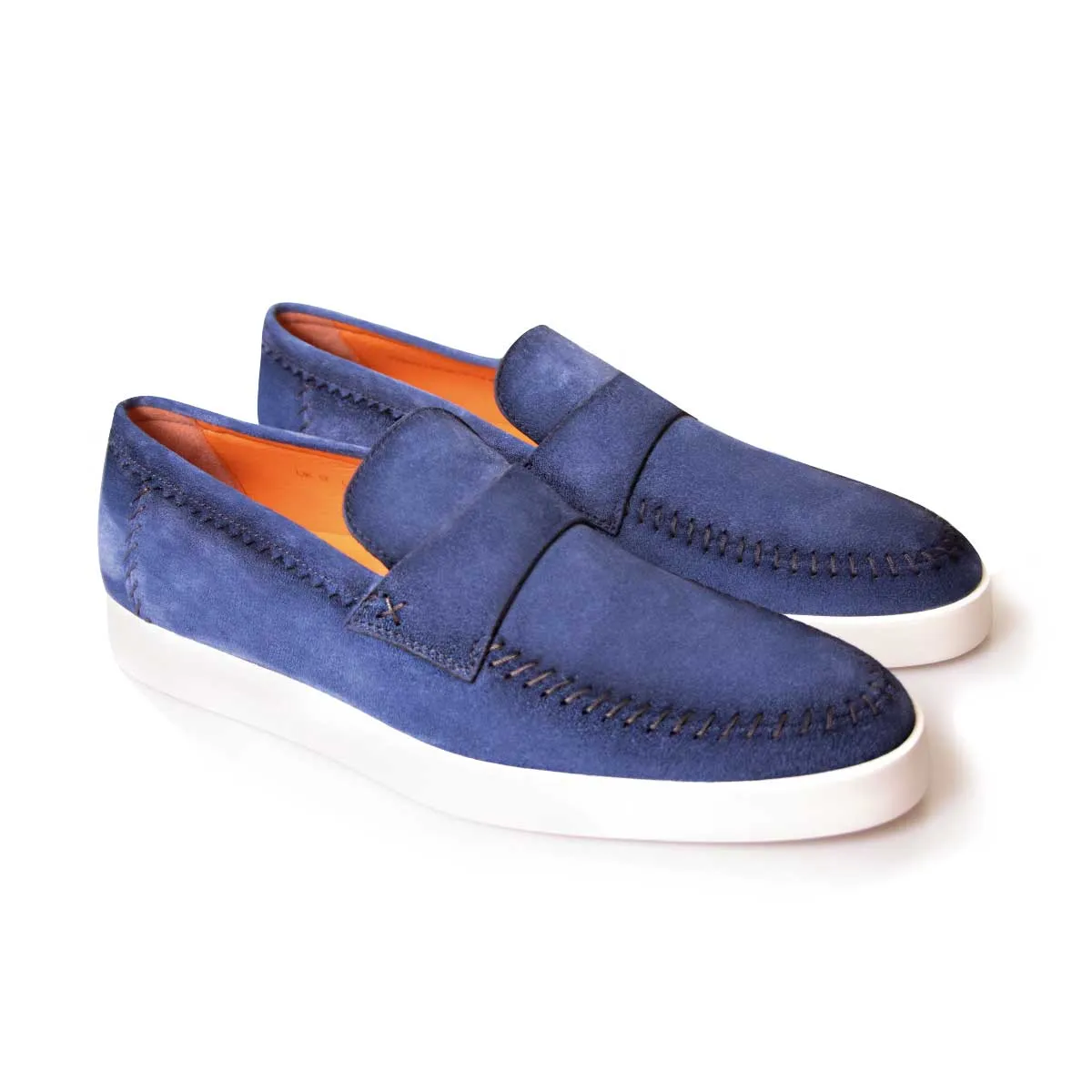 Blue Suede Loafer