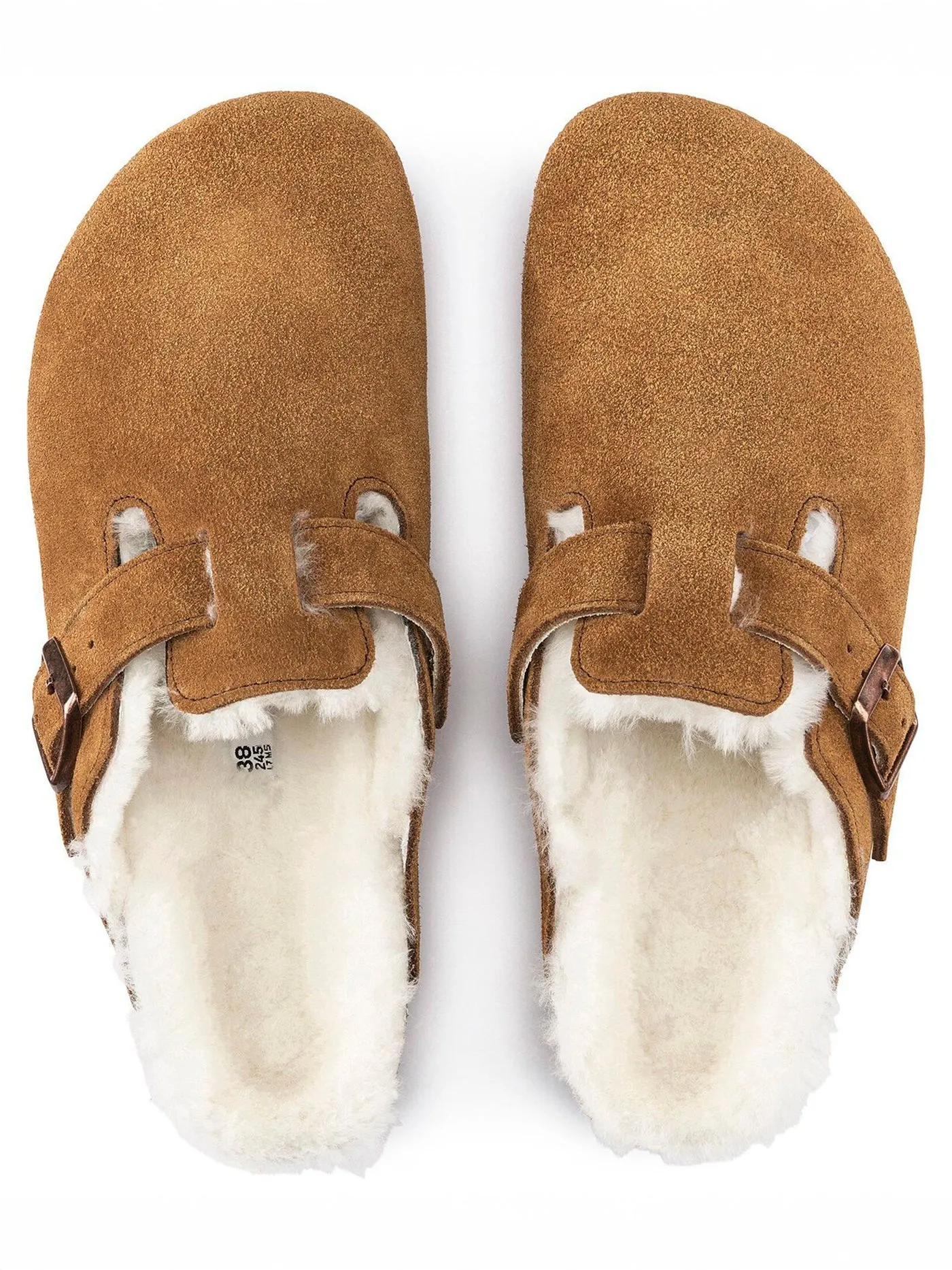 Boston Shearling Suede N Mink/Natural Shoes