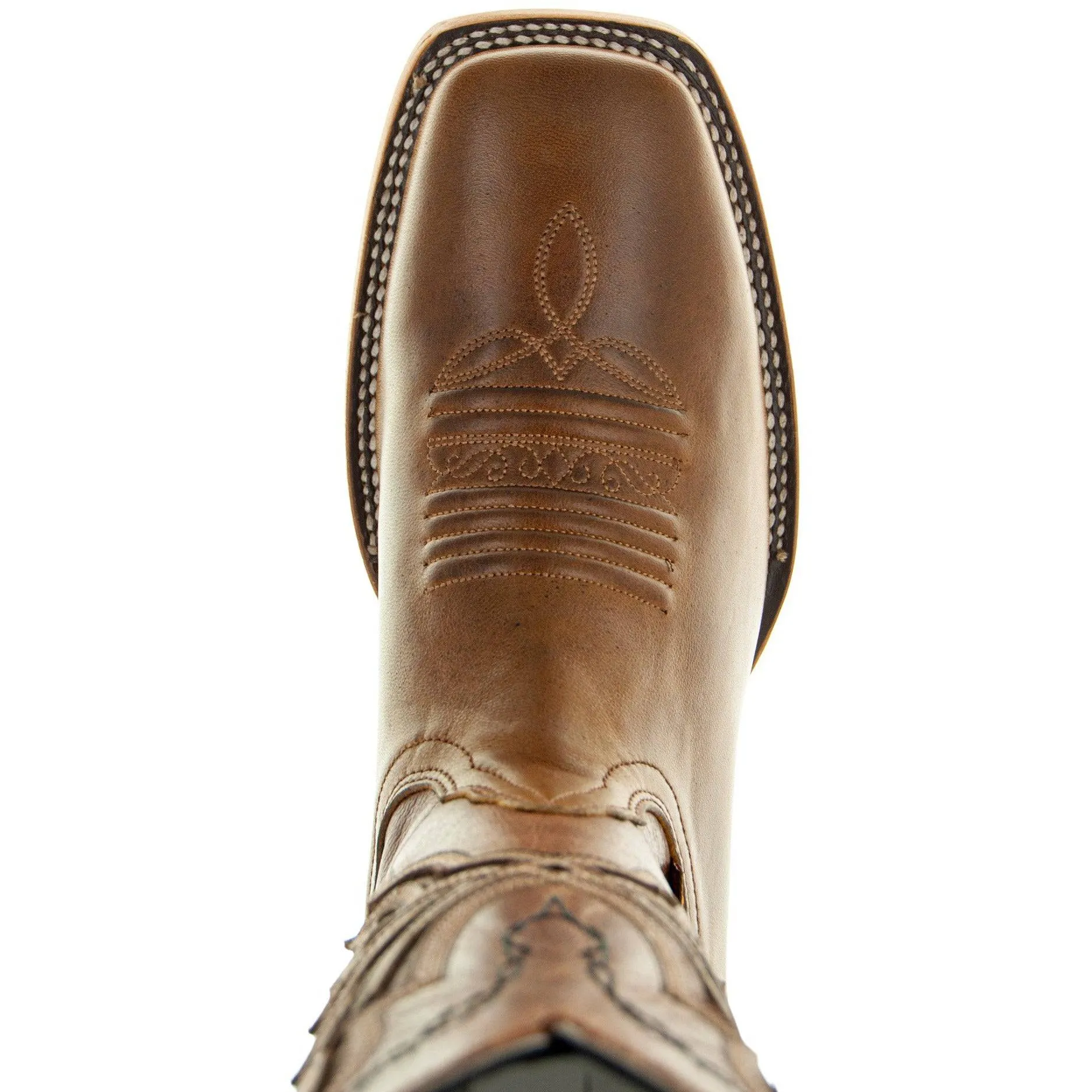 Broad Square Toe Cowboy Boots | Men's Broad Toe Boots (H50028)