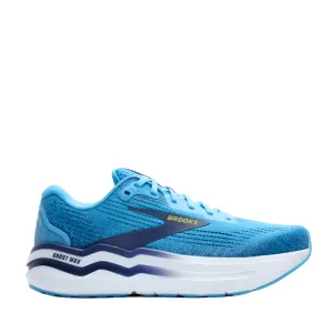 Brooks Men's Ghost Max 2 Running Shoes in Bonnie Blue/Blue Ribbon/Yellow SS25