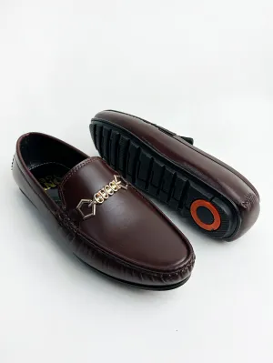 Dark Brown Loafers for Men SC ML32