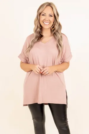 Dressing For Me Top, Mauve