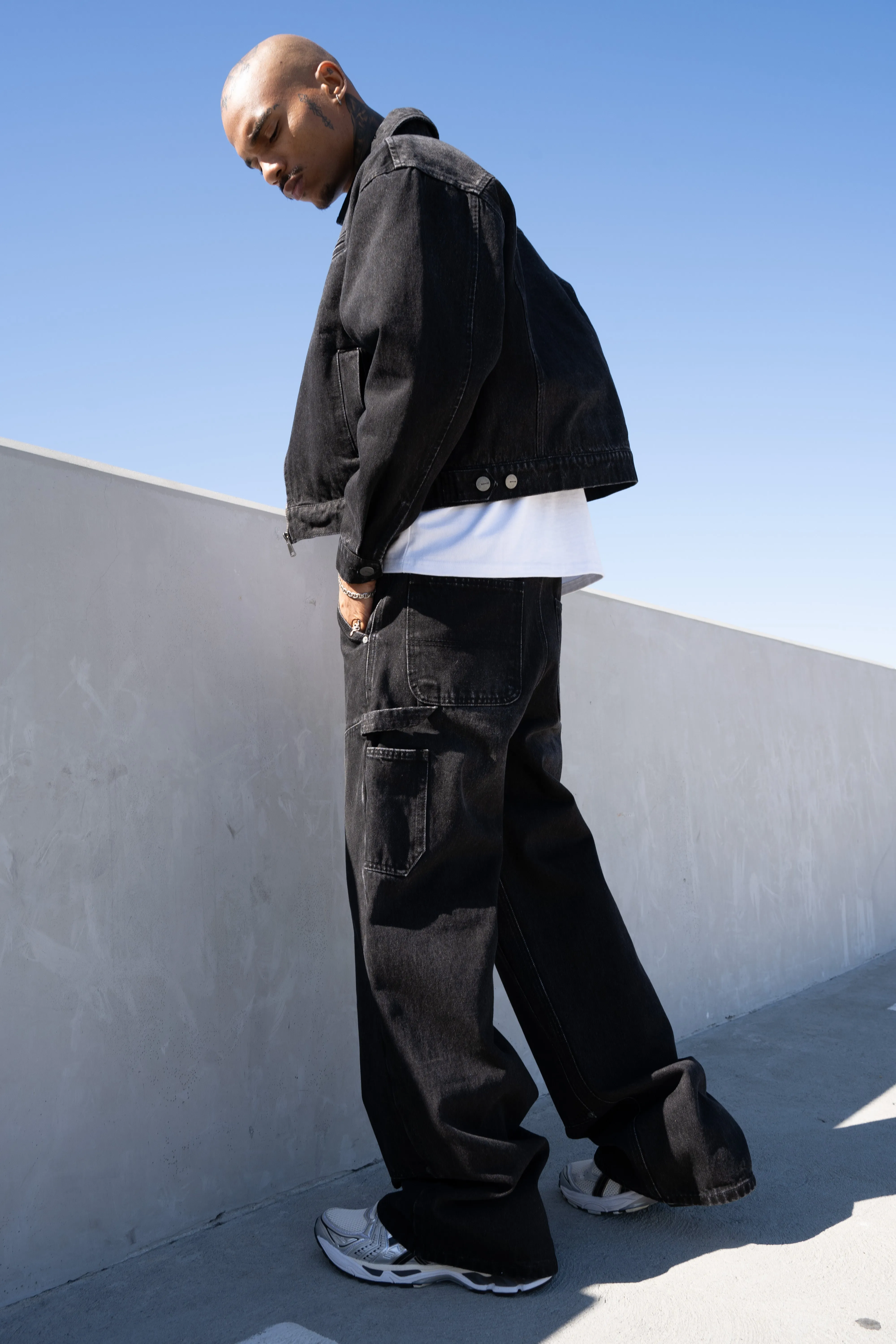 EPTM DOUBLE KNEE PANTS - BLACK