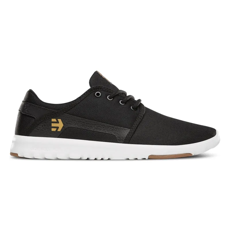 Etnies Scout Trainers Skate Shoes Men's, Black/White/Gum, 9 (Without Original Box)