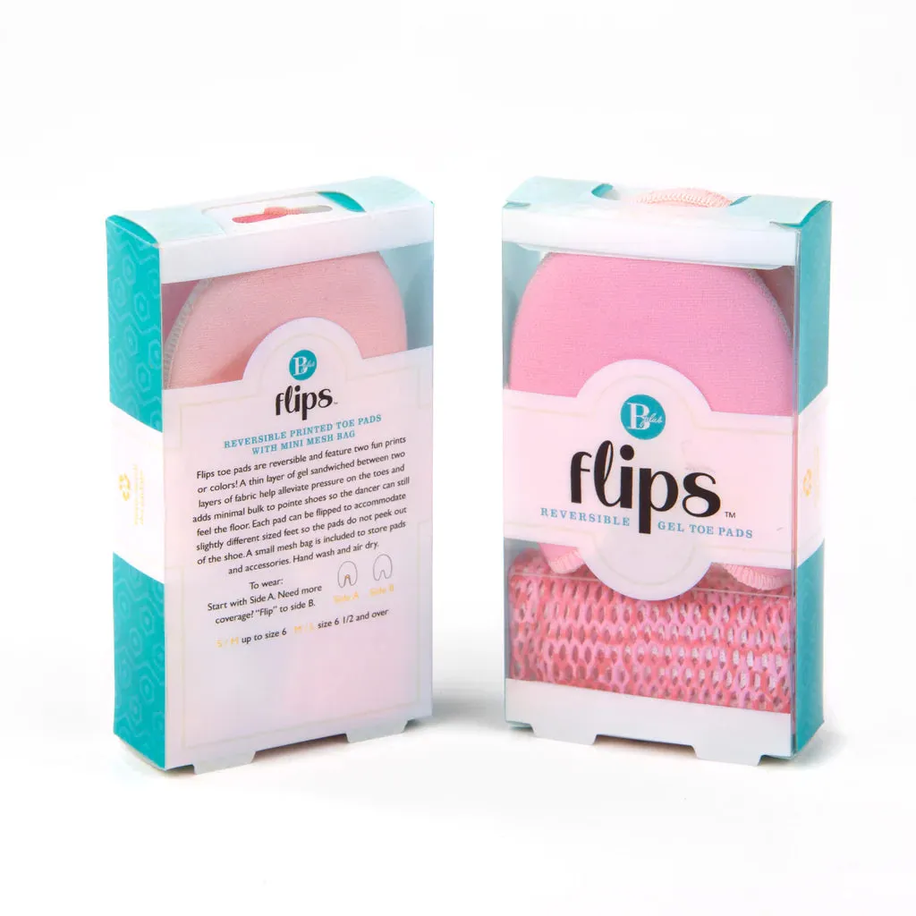 Flips Toe Pads - Peach   Pink