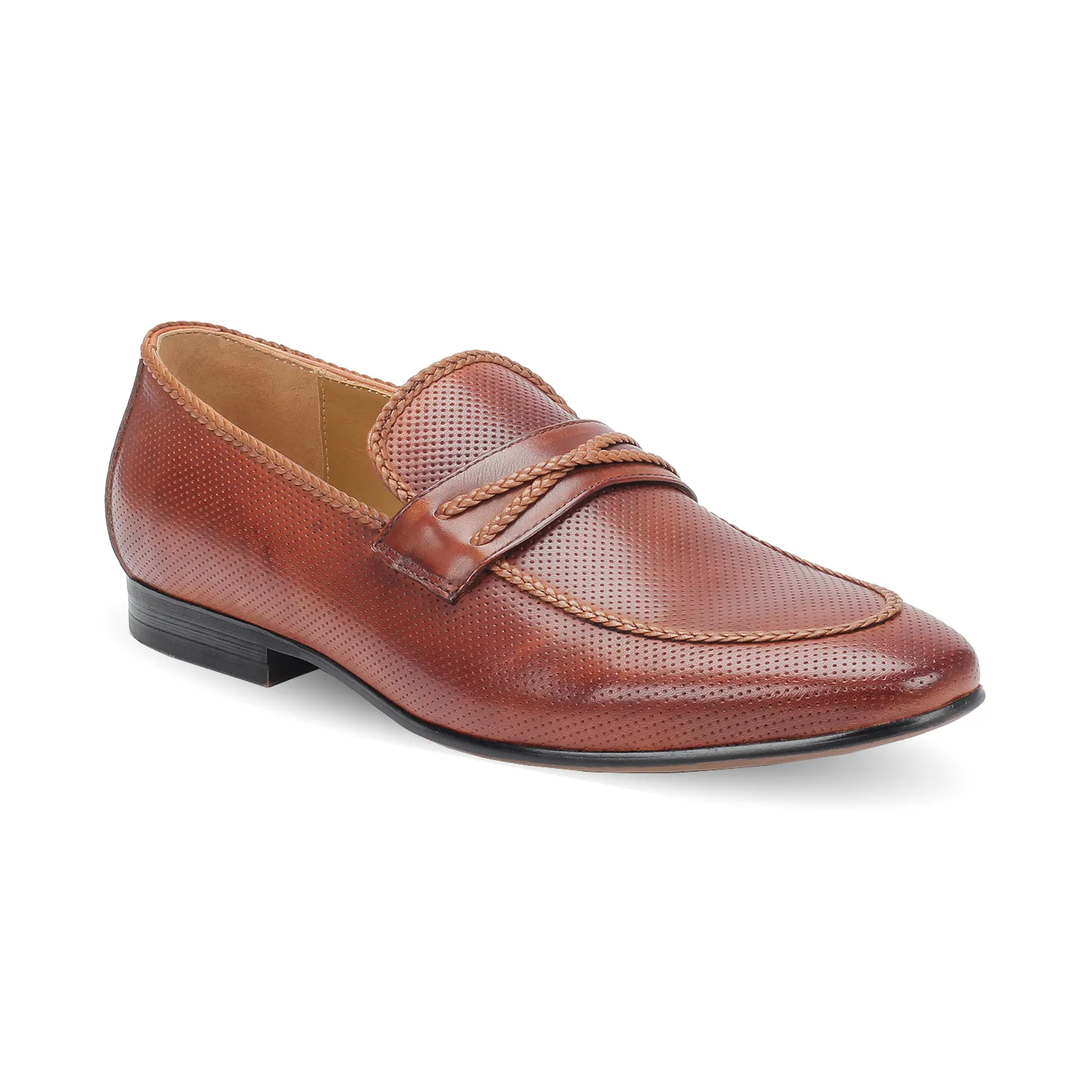 Gabriel almond Toe Perforated Men's Loafer