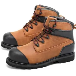 Genuine Leather Industrial Safety Boots (GH-086)