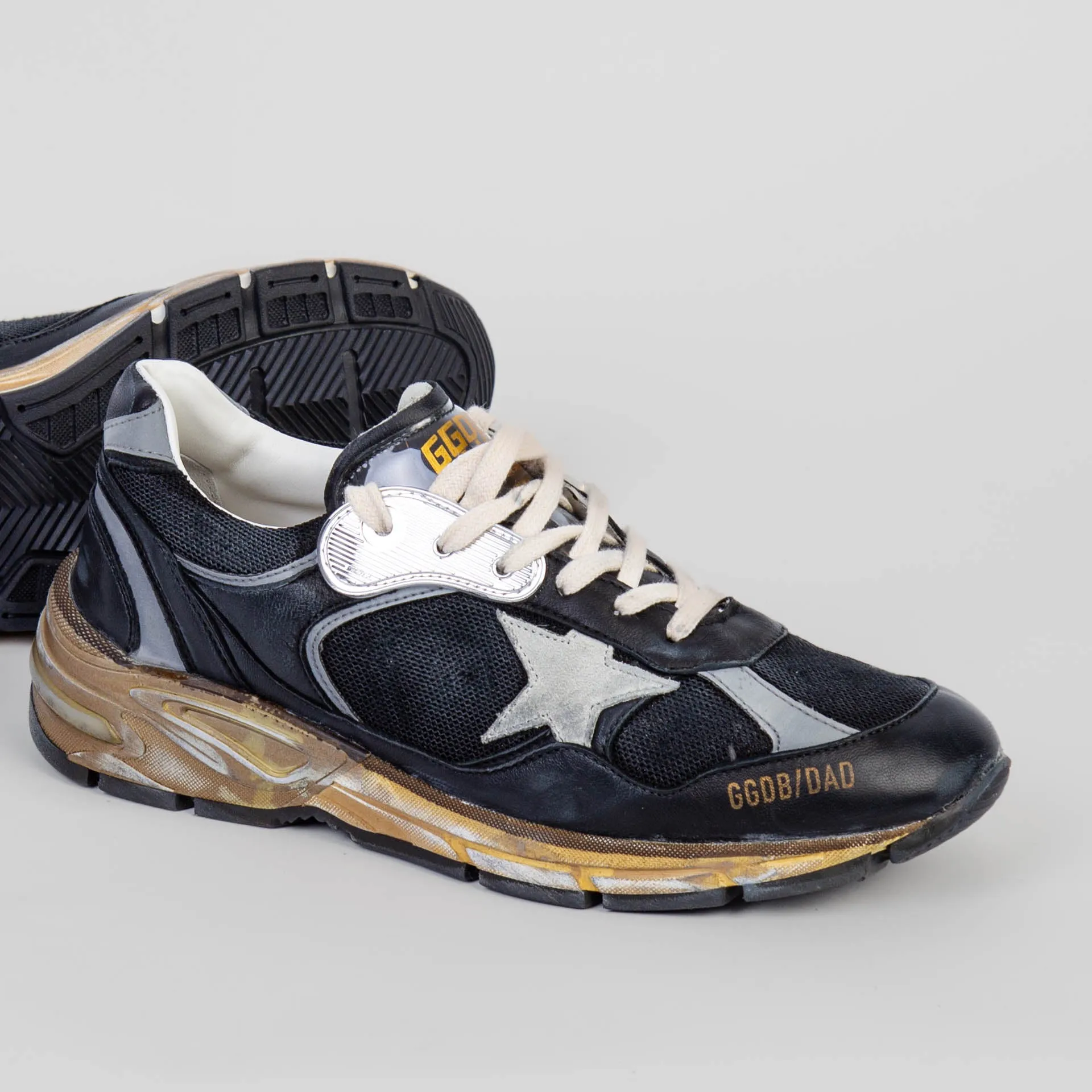 GOLDEN GOOSE SNEAKERS RUNNING DAD GMF00199.F003270 90282 BLACK