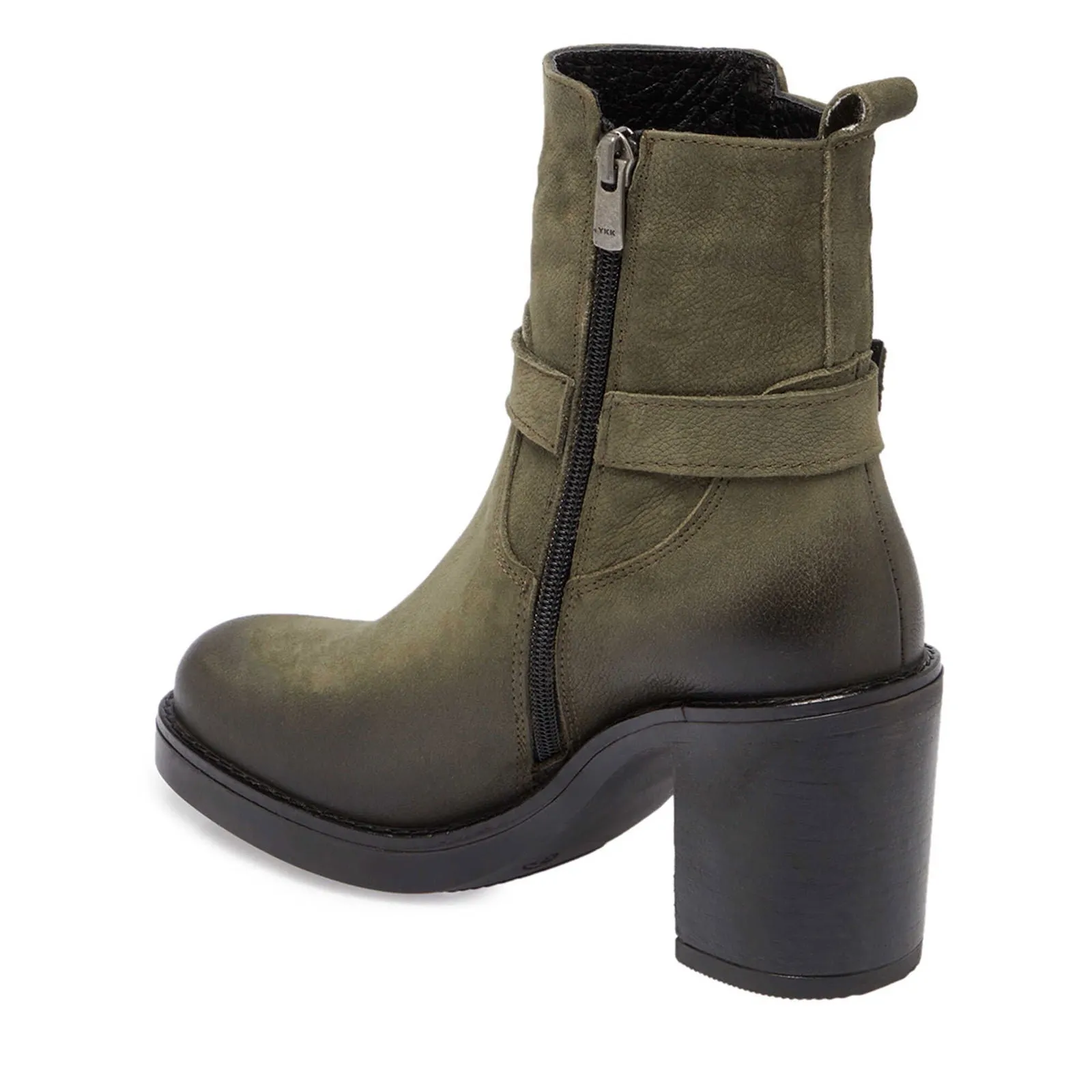 Green Nubuck Leather Women's Classic Boot - SCB-B67653