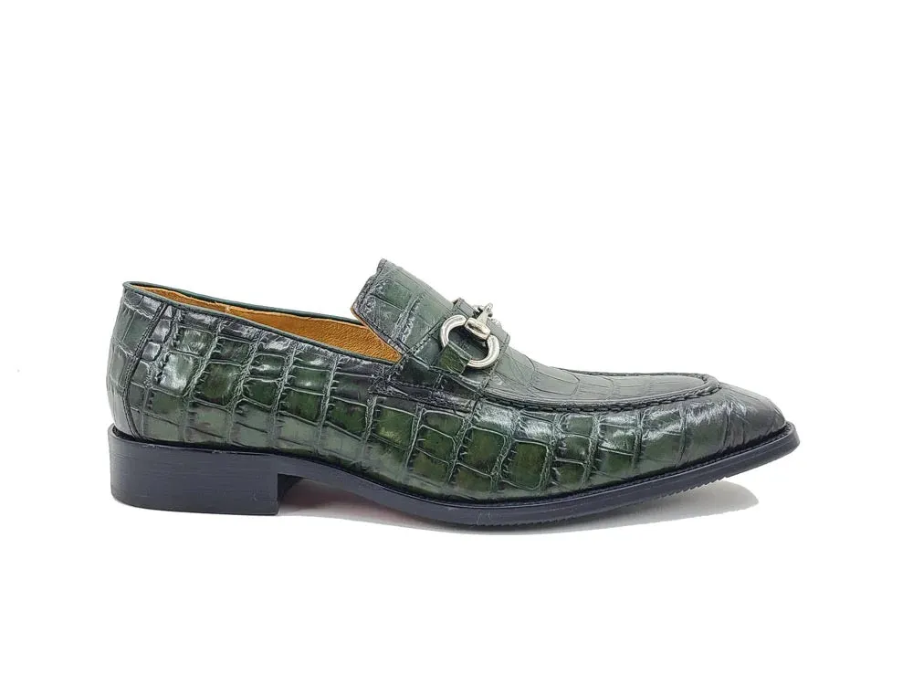 Karson Embossed Leather Loafer