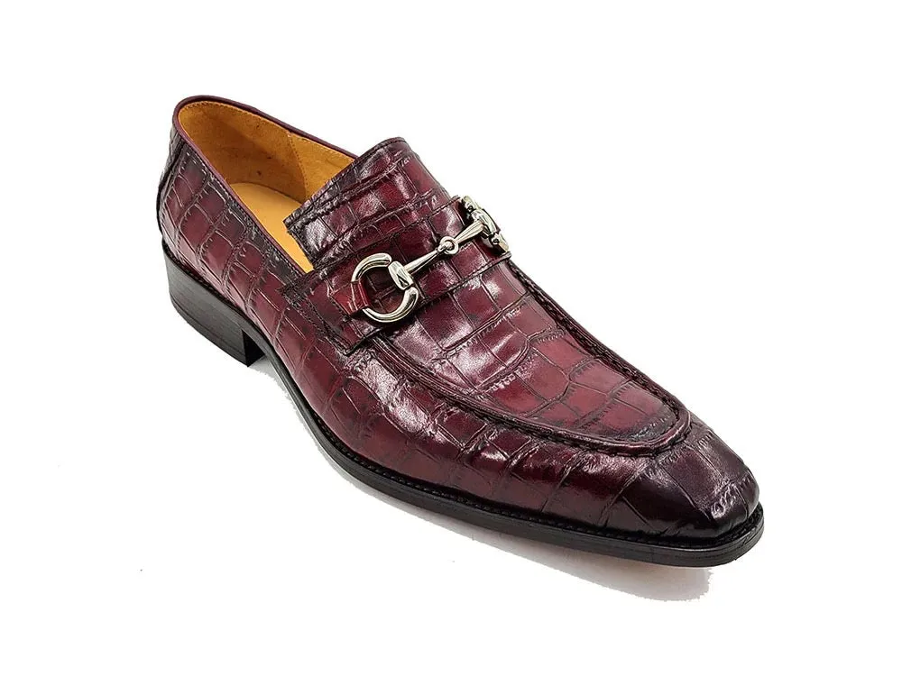 Karson Embossed Leather Loafer