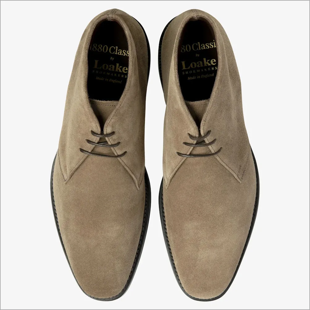 Loake Pimlico Flint Suede Premium Chukka Boot--