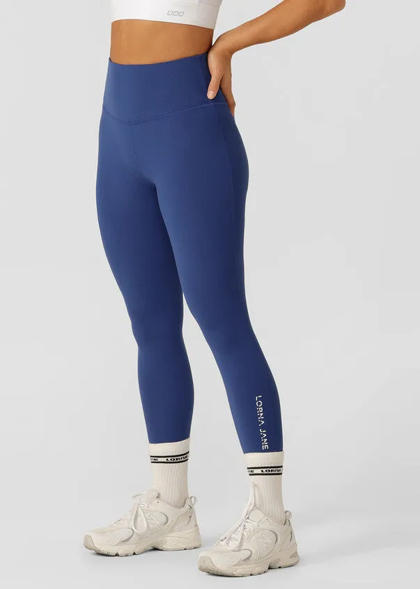 Lorna Jane otus No Chafe Ankle Biter Leggings - Storm