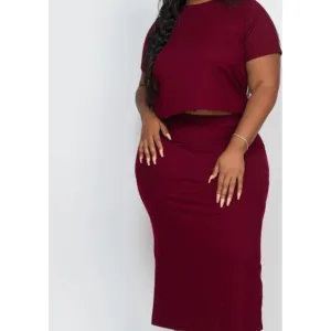 Maroon Chic Set