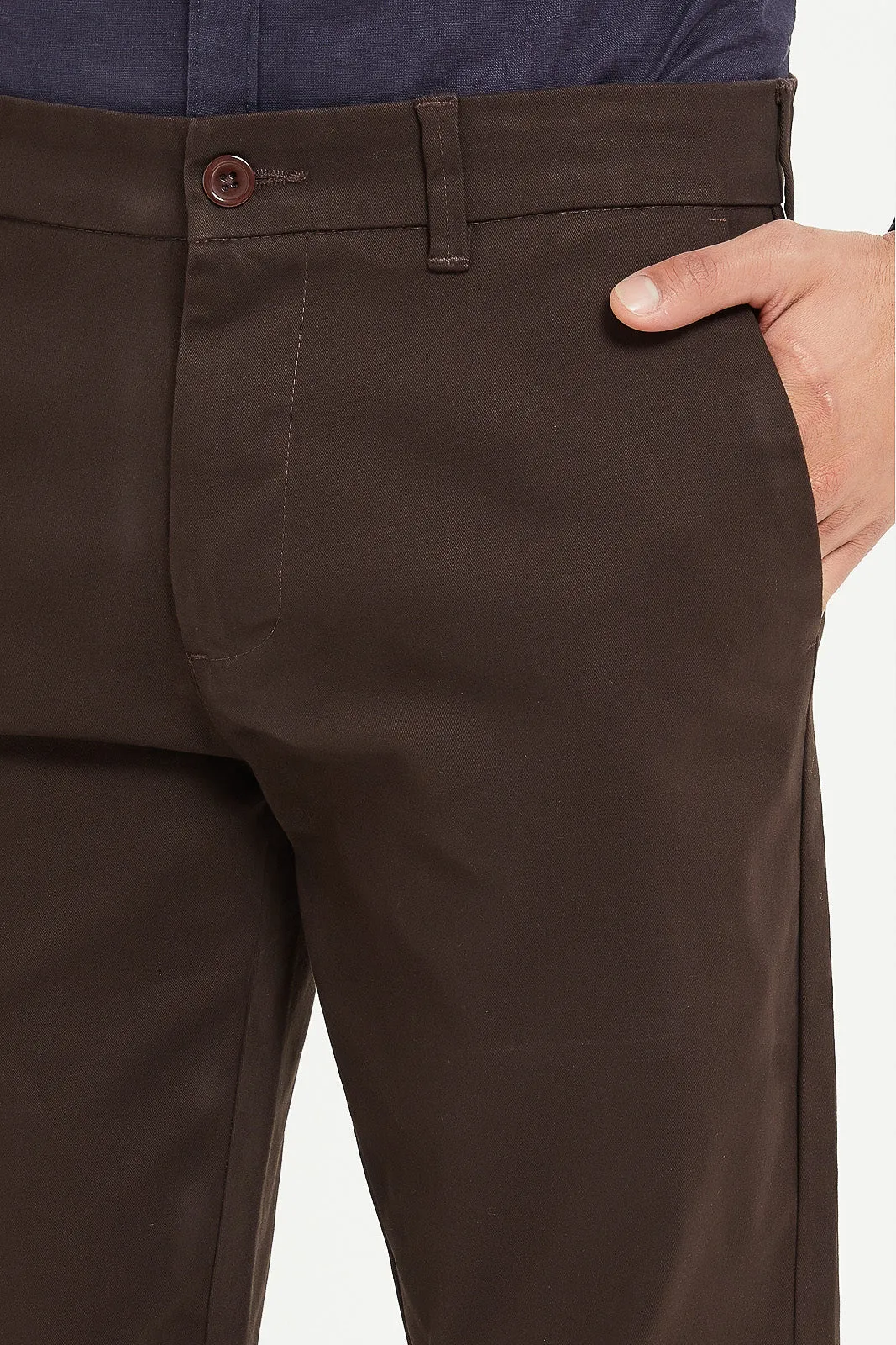 Men Brown Chino Trouser