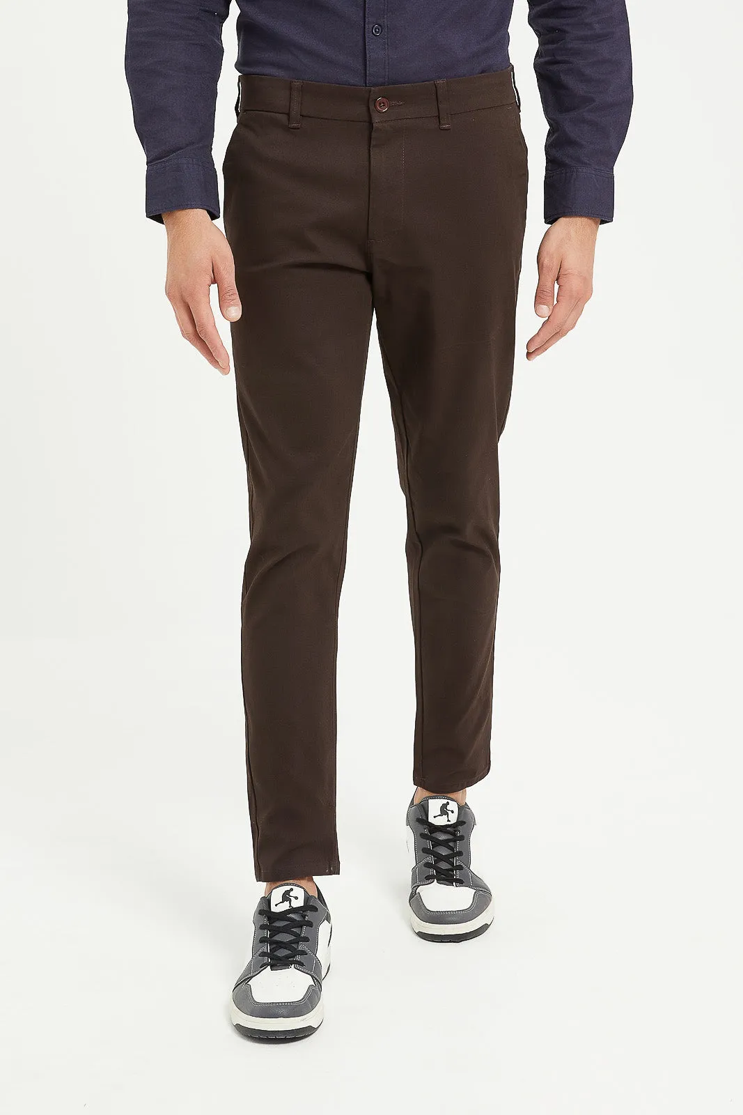 Men Brown Chino Trouser