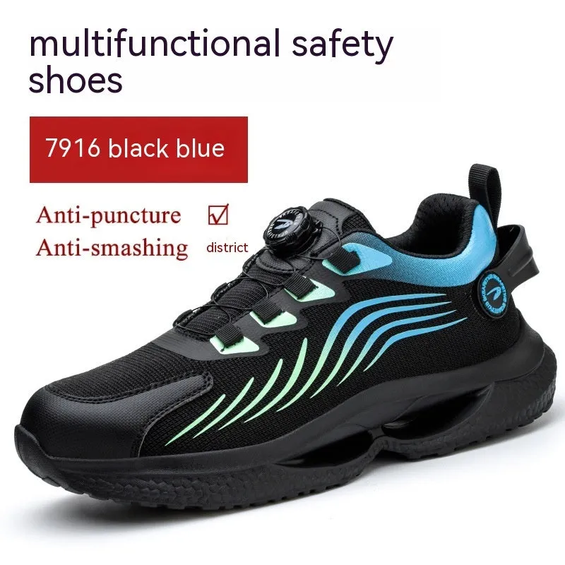 Men's Fashion Lazybones Lace-free Protective Shoes