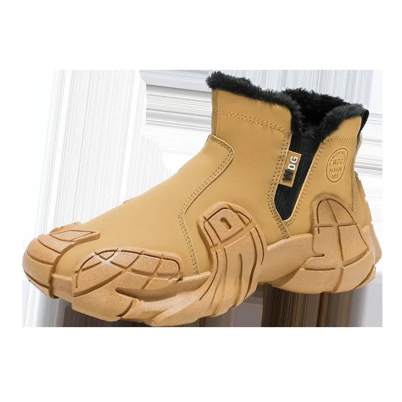 Men's Fleece-Lined Martin Boots