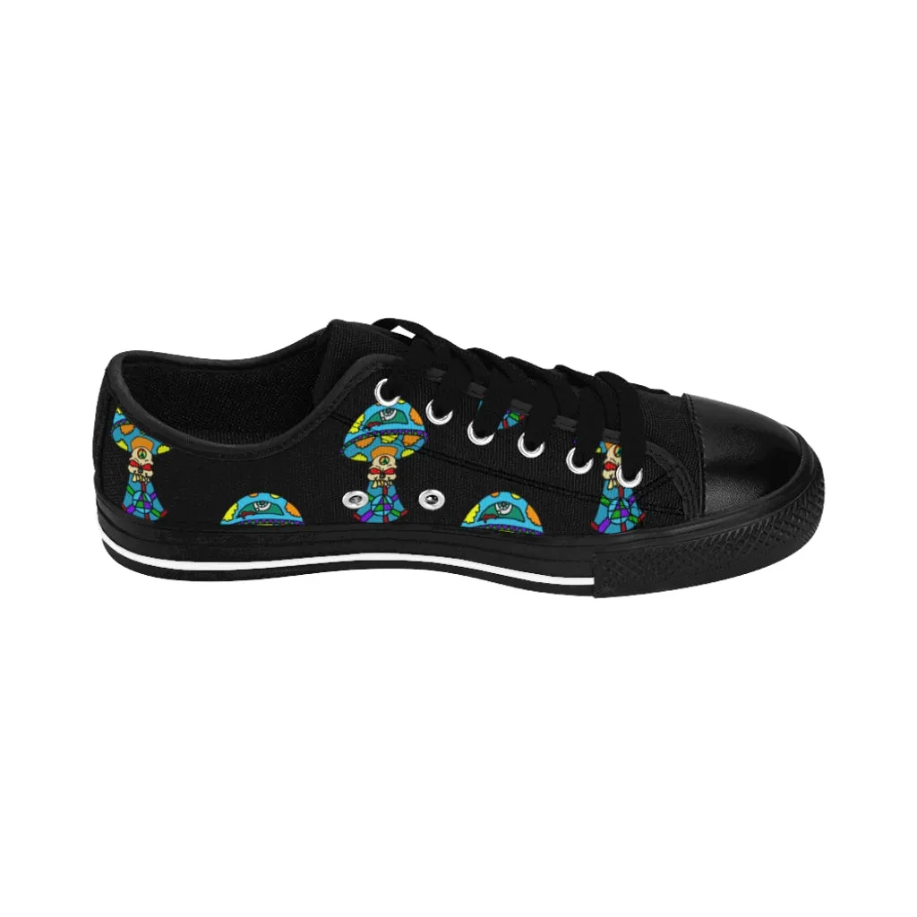 Multicolored Skull Shroom Men's Sneakers