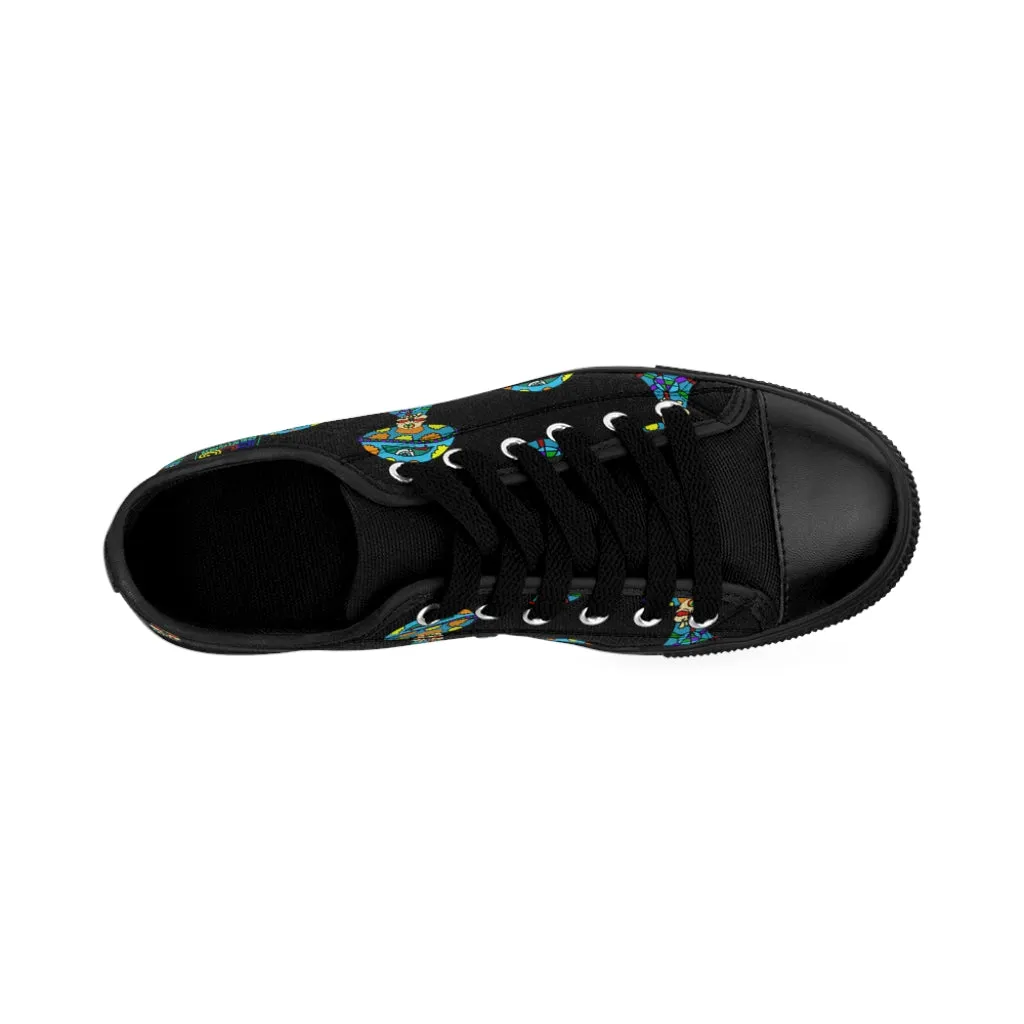 Multicolored Skull Shroom Men's Sneakers