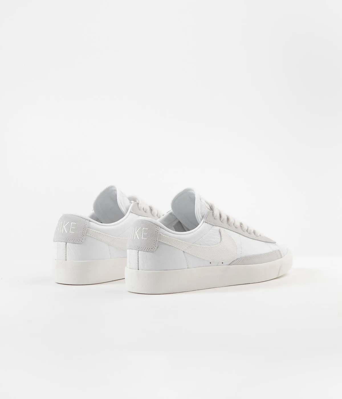 Nike Blazer Low Leather Shoes - White / Sail - Platinum Tint