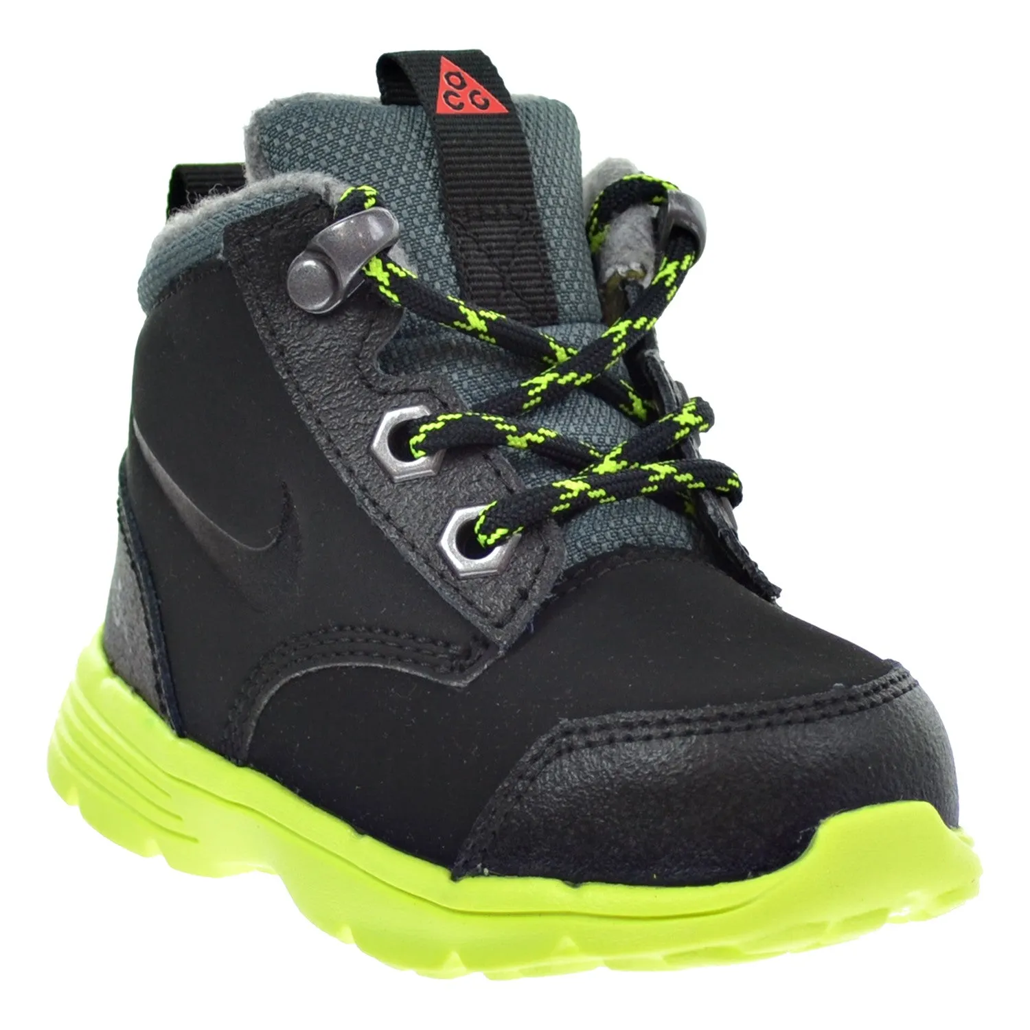 Nike DF Jack Boot (TDV) Toddler's Boots Black/Volt/Hasta