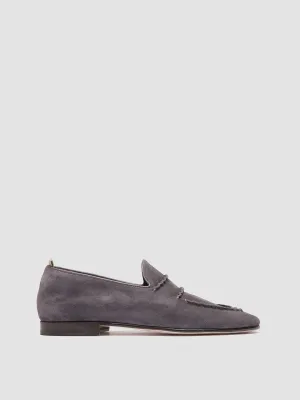 OLIVER 001 - Grey Suede Venetian Loafers