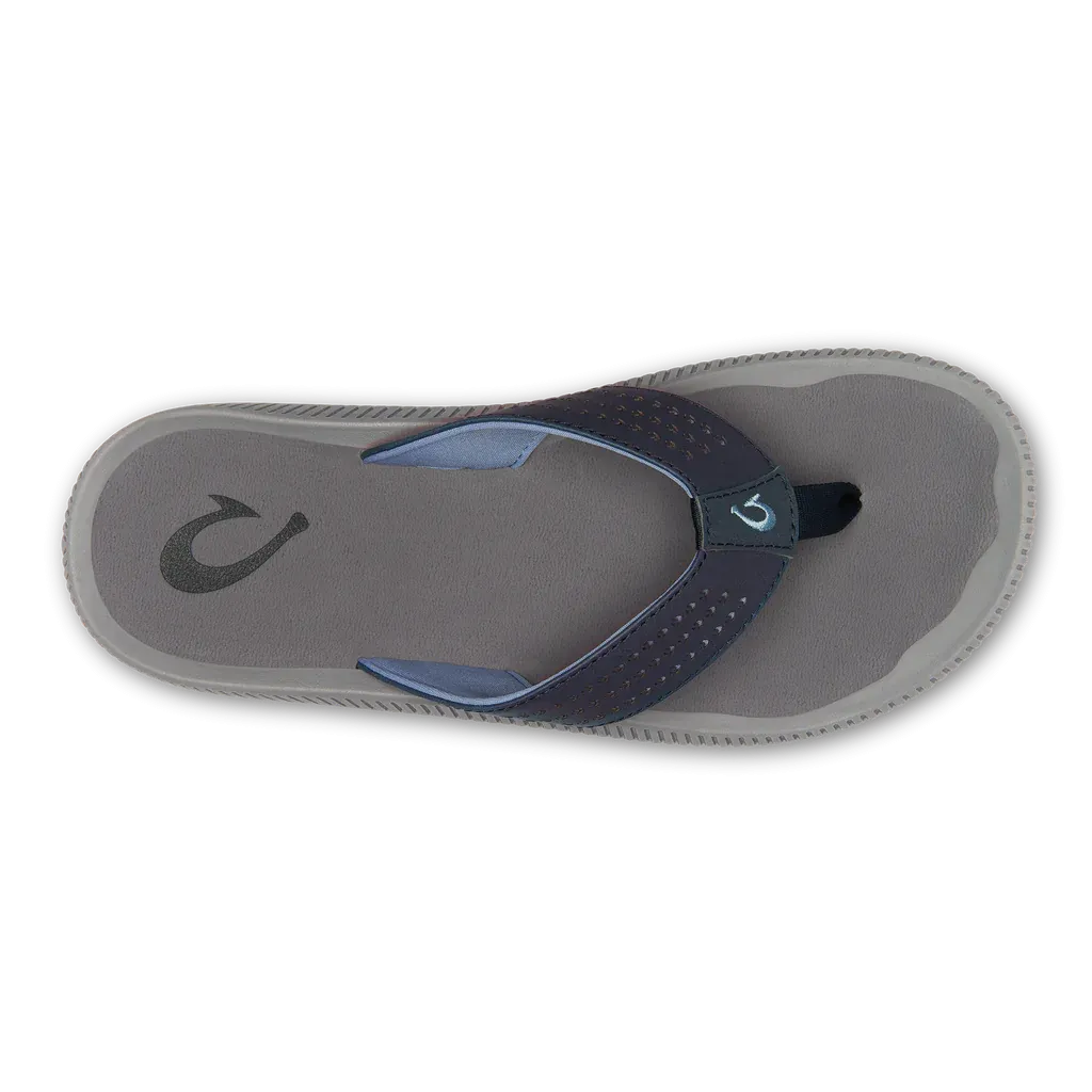 Olukai Ulele Blue Depth Charcoal Men's