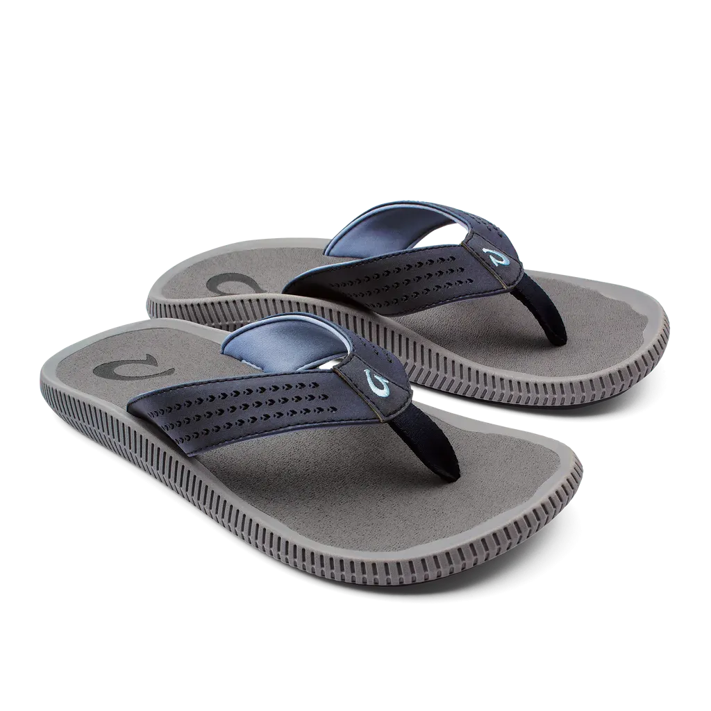 Olukai Ulele Blue Depth Charcoal Men's