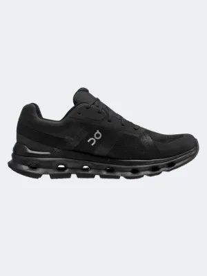 On Cloudrunner Waterproof Men Running Shoes Black