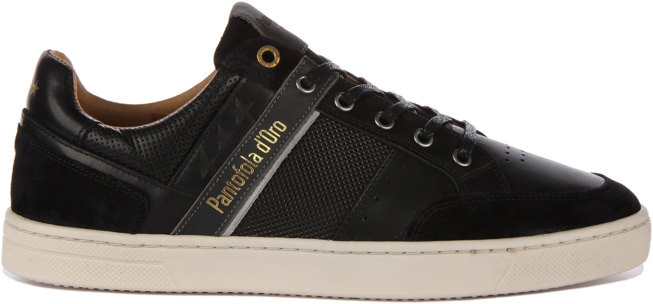 Pantofola D'Oro Vicenza Uomo Low In Black Gold For Men