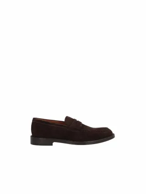 Penny Loafers Suede Shoes