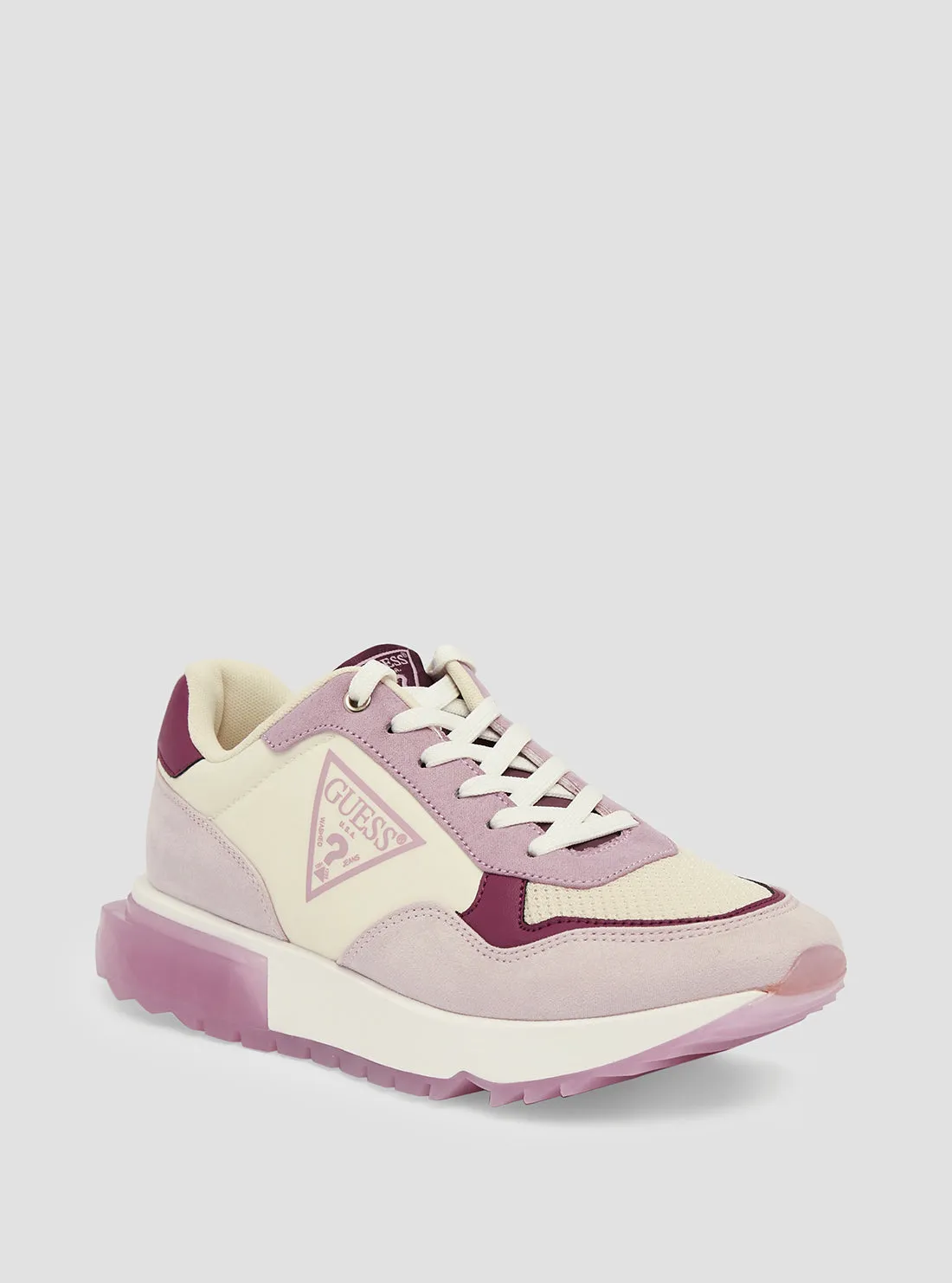 Pink Melany Logo Low Top Sneakers