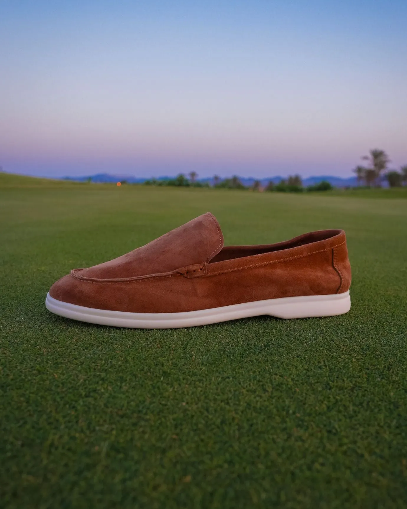 Portofino Suede Loafers Leather - Brown