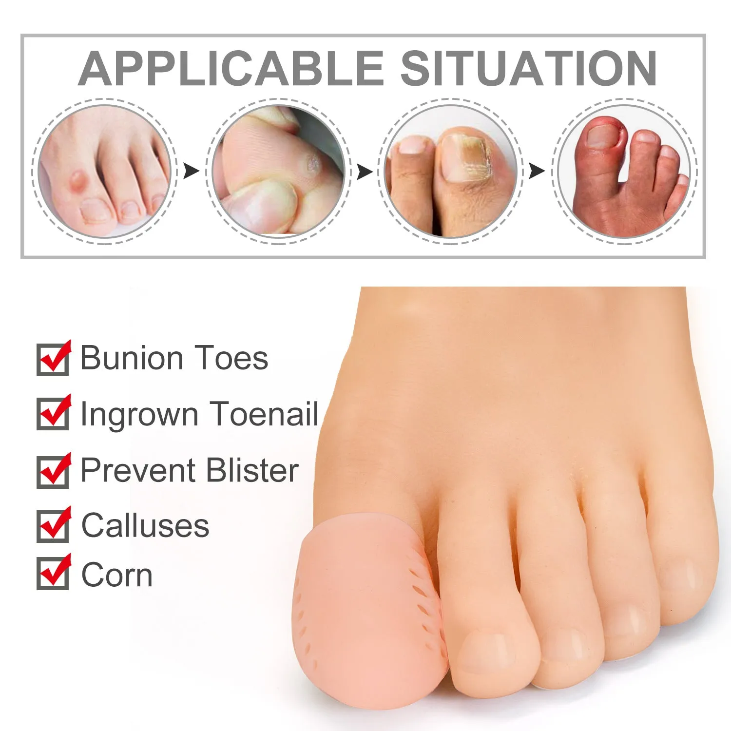 Protective Cover For Big Toe