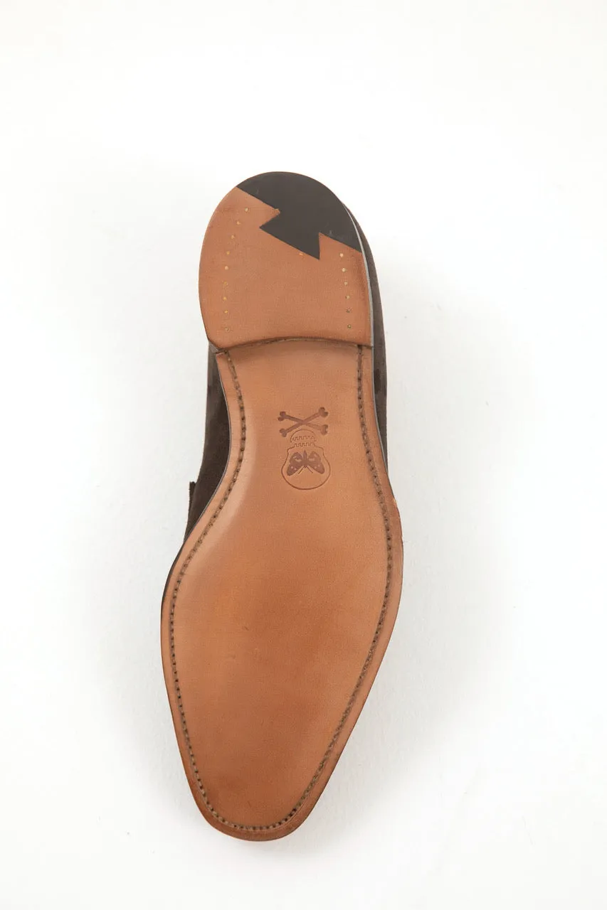 Regent - 'Henry George' Split-Toe Penny Loafer - Plough Suede