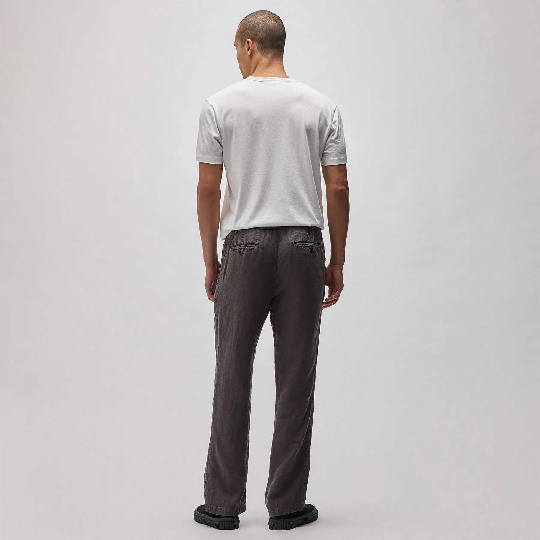 Relaxed Linen Pant - Magma Pigment