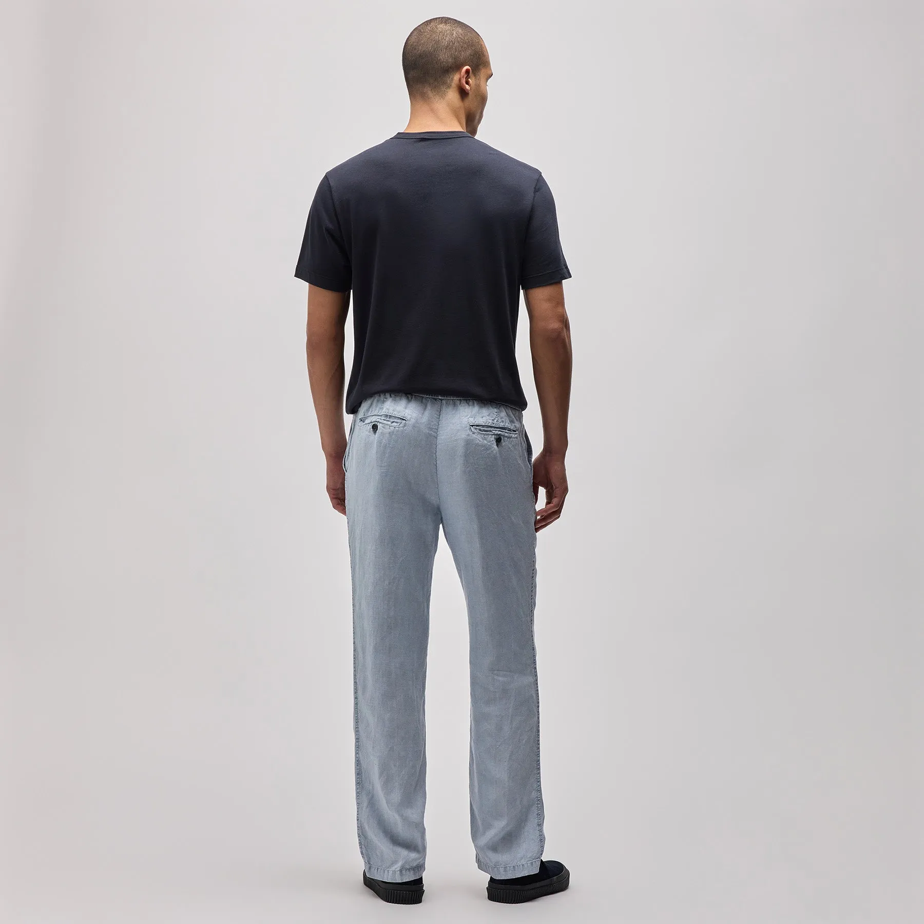 Relaxed Linen Pant - Open Sky Pigment