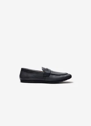 Rubber Sole Loafer Navy