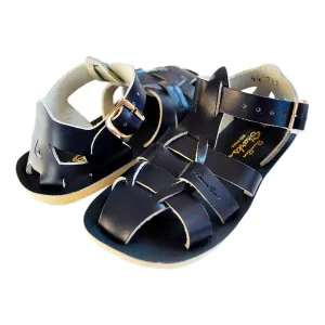 Saltwater Shark Sandals Navy