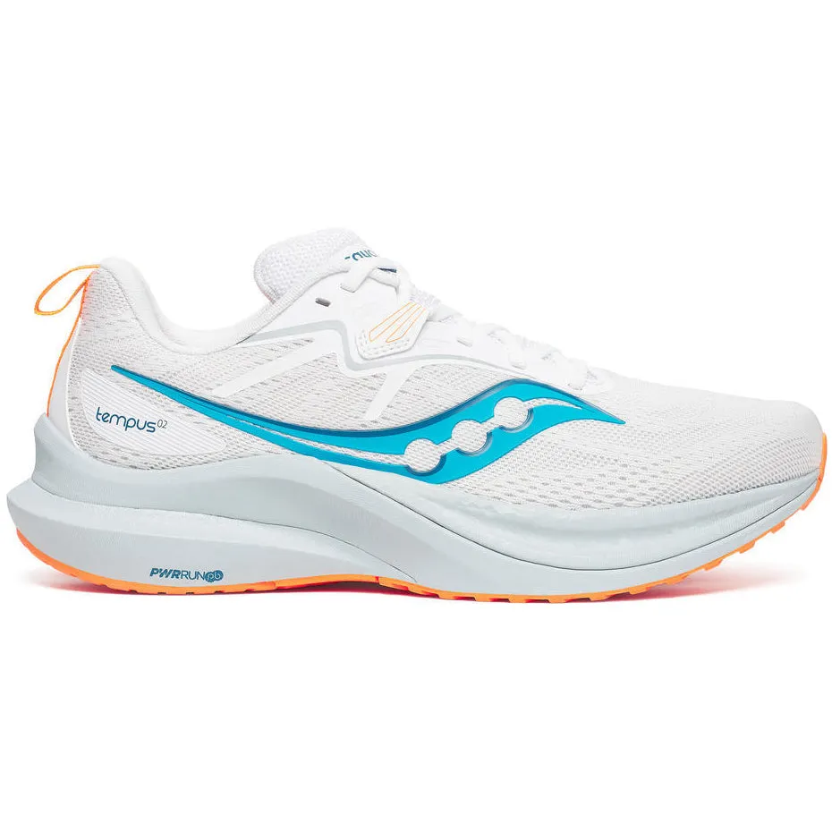 Saucony Men's Tempus 2 Running Shoes White / Viziblue