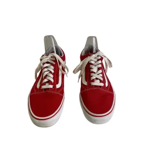 Shoes Sneakers By Vans In Red, Size:8.5