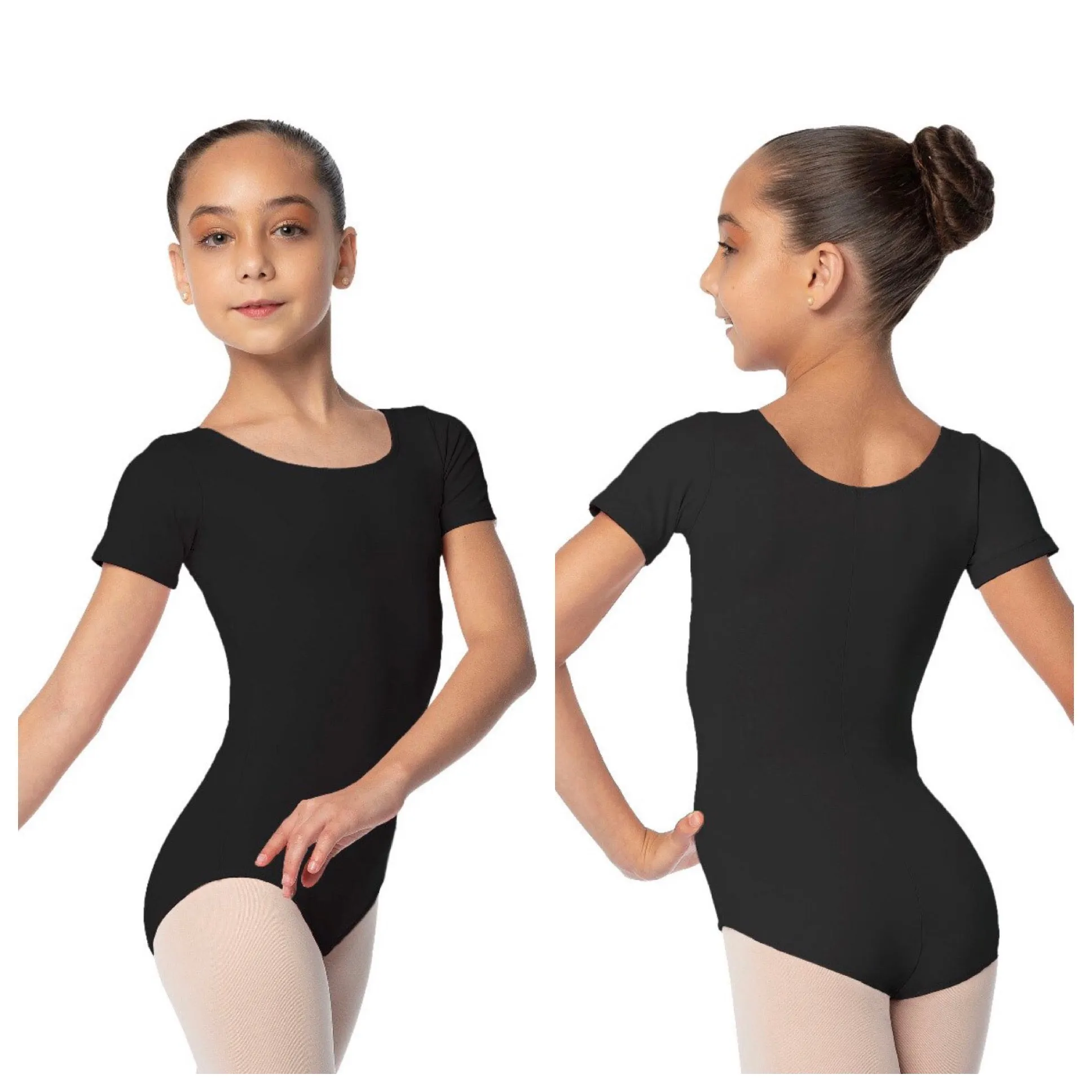 So Danca - Maggie Cap Sleeve Leotard - Child/Adult (SL26/SL25) - Black